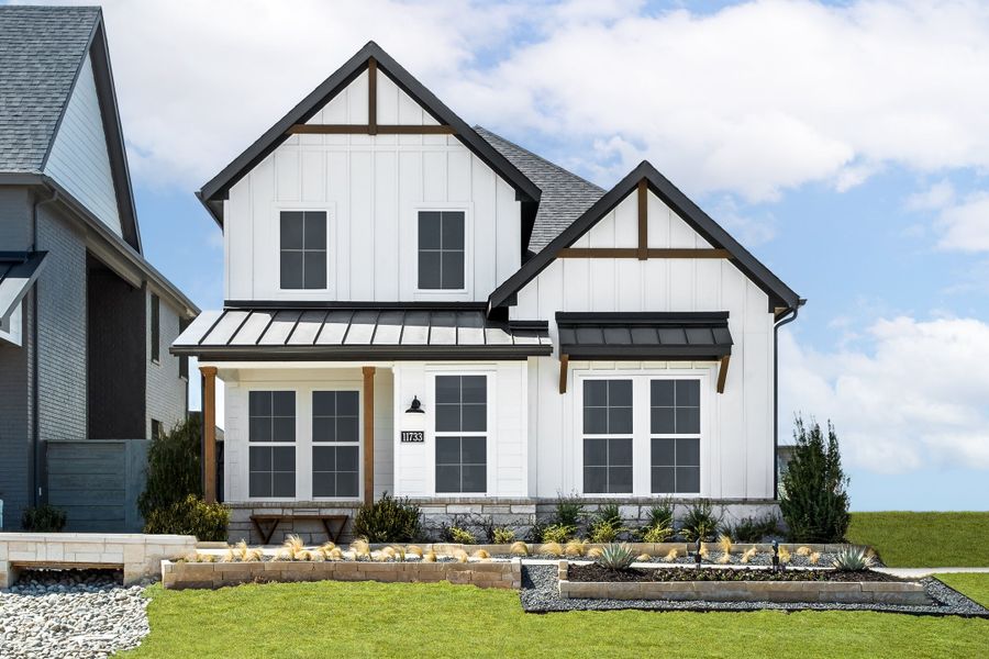 Front exterior of a home in the Treeline community, located in Justin, TX (Image 4).