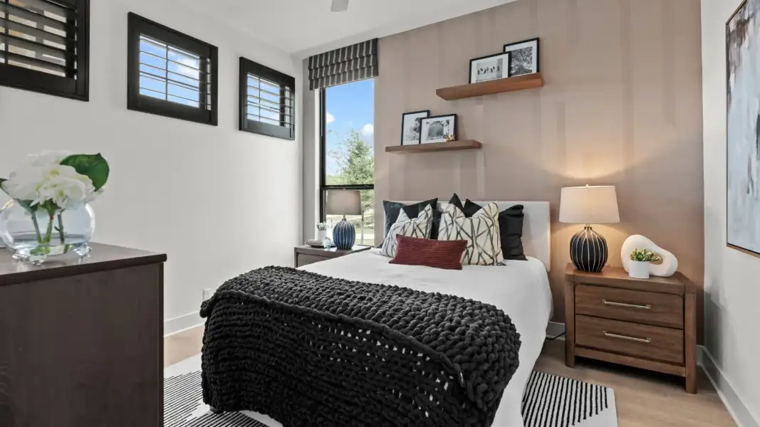 Furnished interior in a model home at Megan's Landing in Castroville (Image 14). Furnished interior in a model home at Megan's Landing in Castroville (Image 14).
