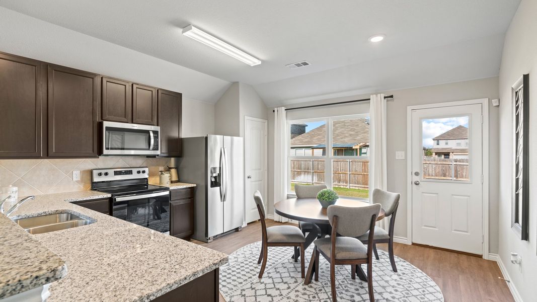 Christian Meadows Model Home Kitchen & Dining Area