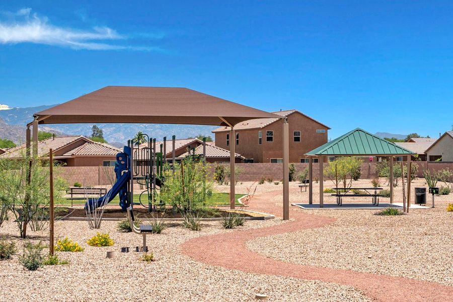 Community playground and ramada