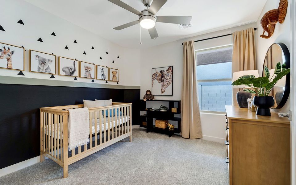 Furnished interior in a model home at Rancho Santa Rosa in Maricopa (Image 52).