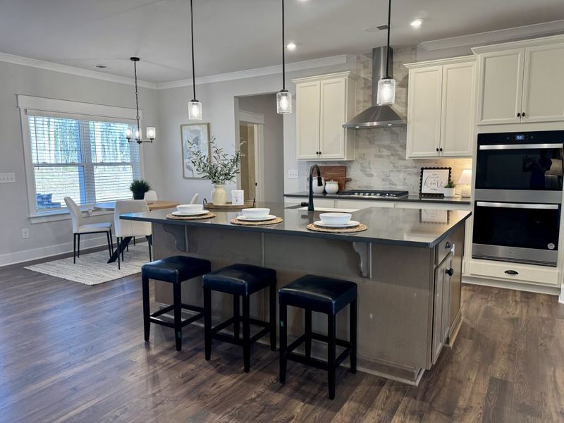 Furnished interior in a model home at Springside Reserve in Powder Springs (Image 55).