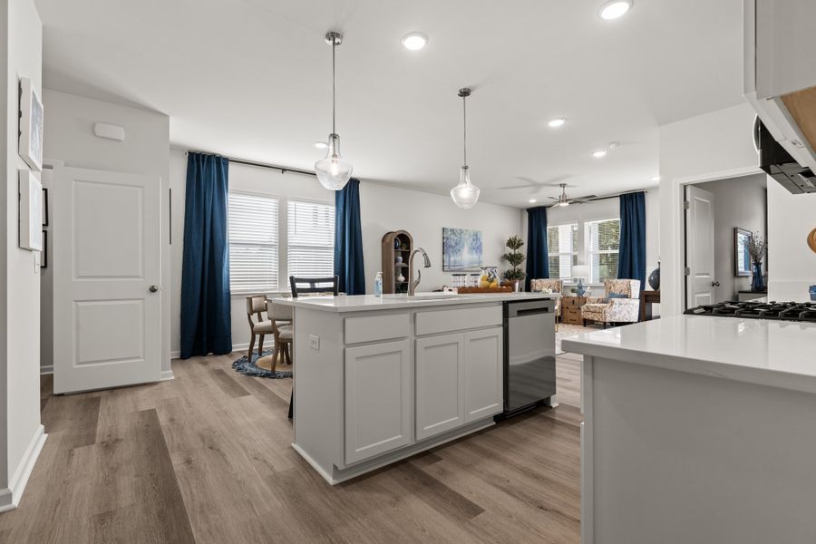 Furnished interior in a model home at The Grove in Florence (Image 6).