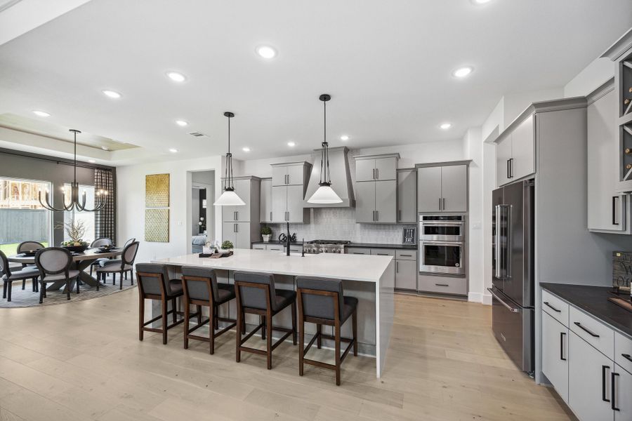 Furnished interior in a model home at Jubilee - 60' in Hockley (Image 8). Furnished interior in a model home at Jubilee - 60' in Hockley (Image 8).