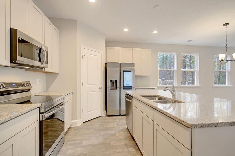 Furnished interior in a model home at Dorchester County Homes in North Charleston (Image 6). Furnished interior in a model home at Dorchester County Homes in North Charleston (Image 6).