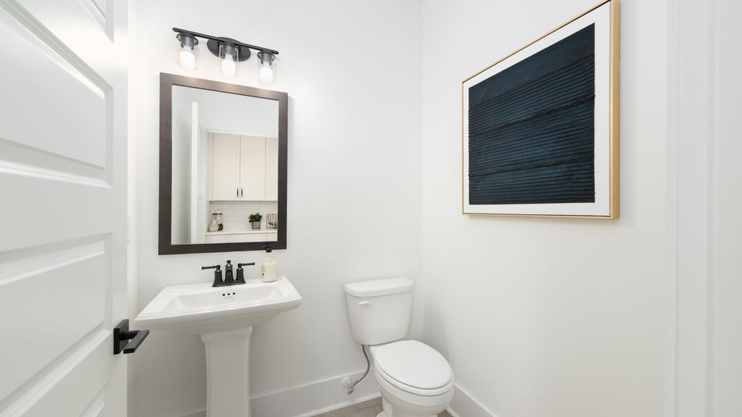 Furnished interior in a model home at The Village at Sandy Plains in Marietta (Image 16).