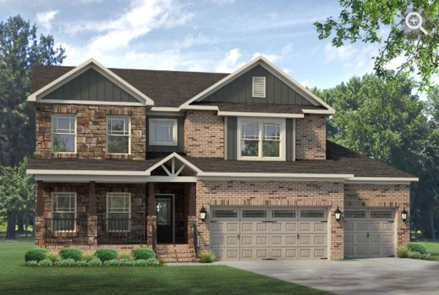 Front exterior of a home in the Preserve at Carriage Cove community, located in Oak Ridge, NC (Image 1). Front exterior of a home in the Preserve at Carriage Cove community, located in Oak Ridge, NC (Image 1).