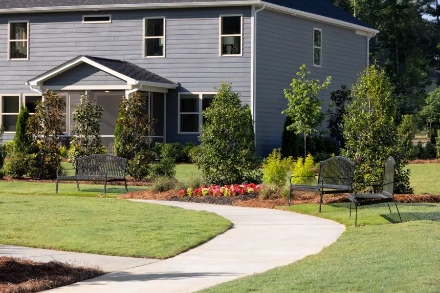 Front exterior of a home in the Roseshire Chase community, located in Huntersville, NC (Image 2). Front exterior of a home in the Roseshire Chase community, located in Huntersville, NC (Image 2).