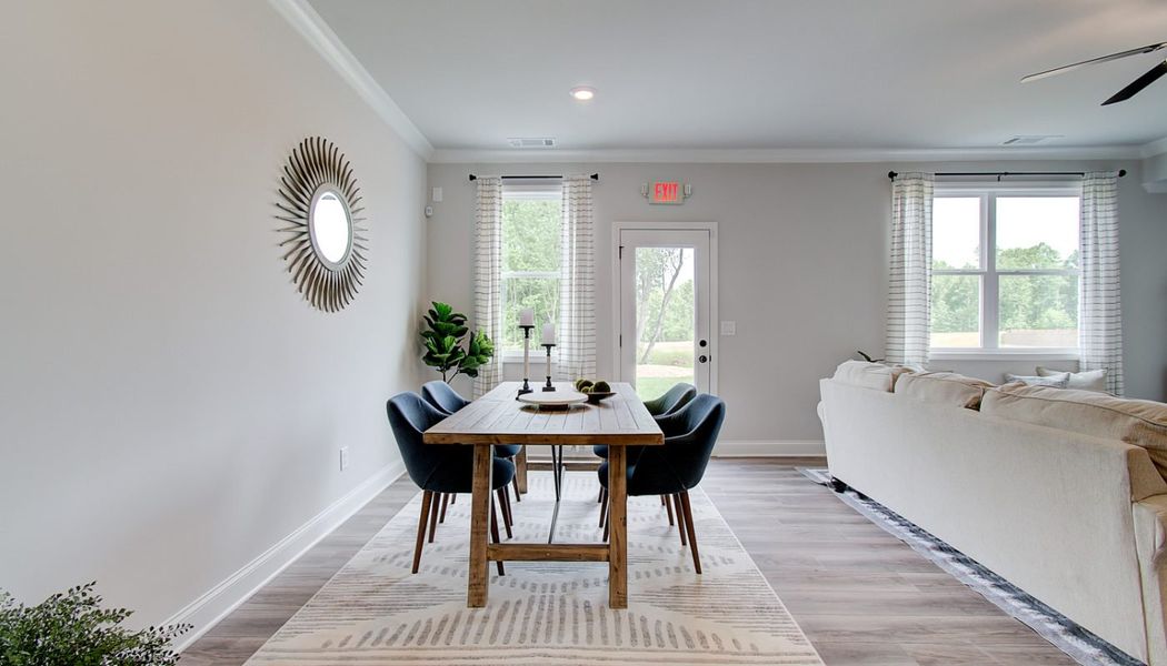 Furnished interior in a model home at Millstone at Mundy Mill in Gainesville (Image 14). Furnished interior in a model home at Millstone at Mundy Mill in Gainesville (Image 14).