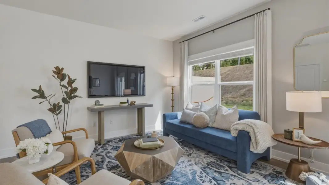 Furnished interior in a model home at Oak Vista in Knoxville (Image 12).