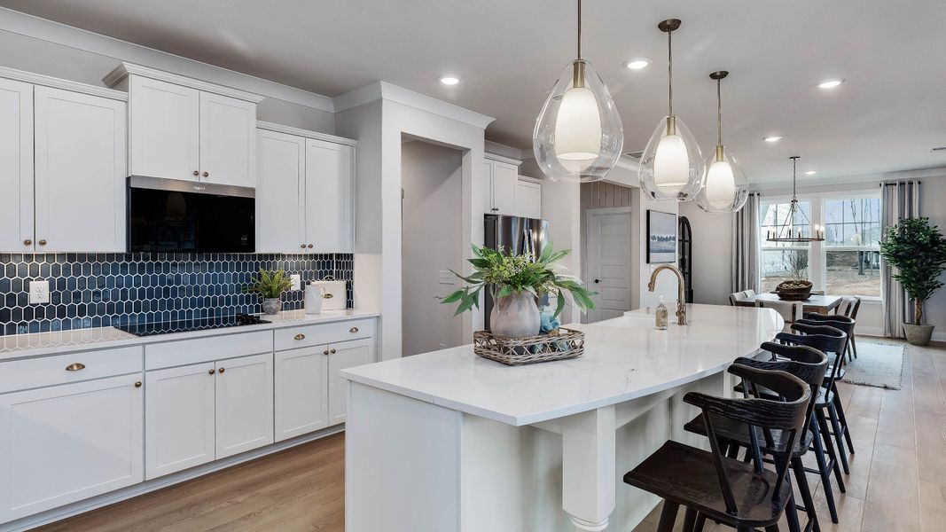 Furnished interior in a model home at Owen Park in Gibsonville (Image 14).