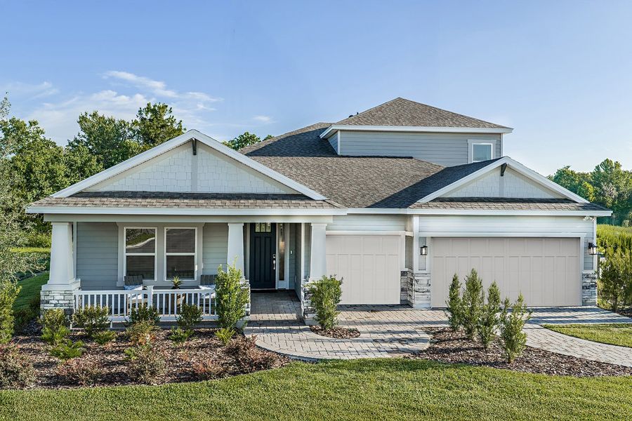 Front exterior of a home in the Headwaters at Lofton Creek community, located in Yulee, FL (Image 2). Front exterior of a home in the Headwaters at Lofton Creek community, located in Yulee, FL (Image 2).