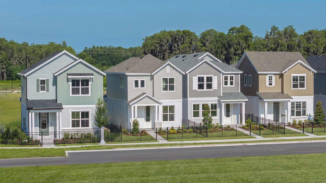 Front exterior of a home in the Soleta at Starkey Ranch - Cottage Series community, located in Odessa, FL (Image 4).