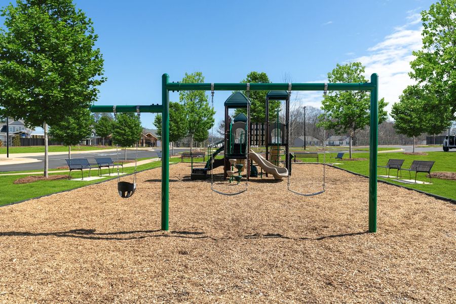 swingset and playground