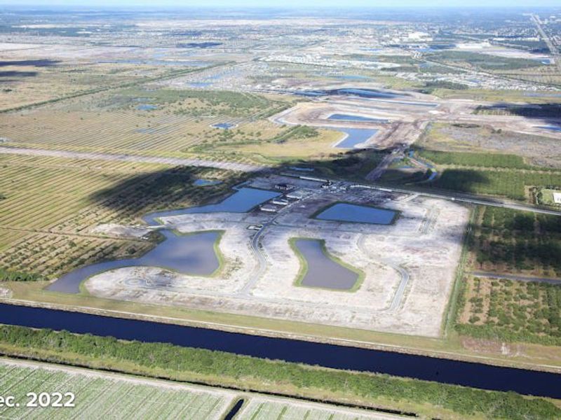 Site preparation and early development at BELTERRA in Port St. Lucie, FL (Image 110).