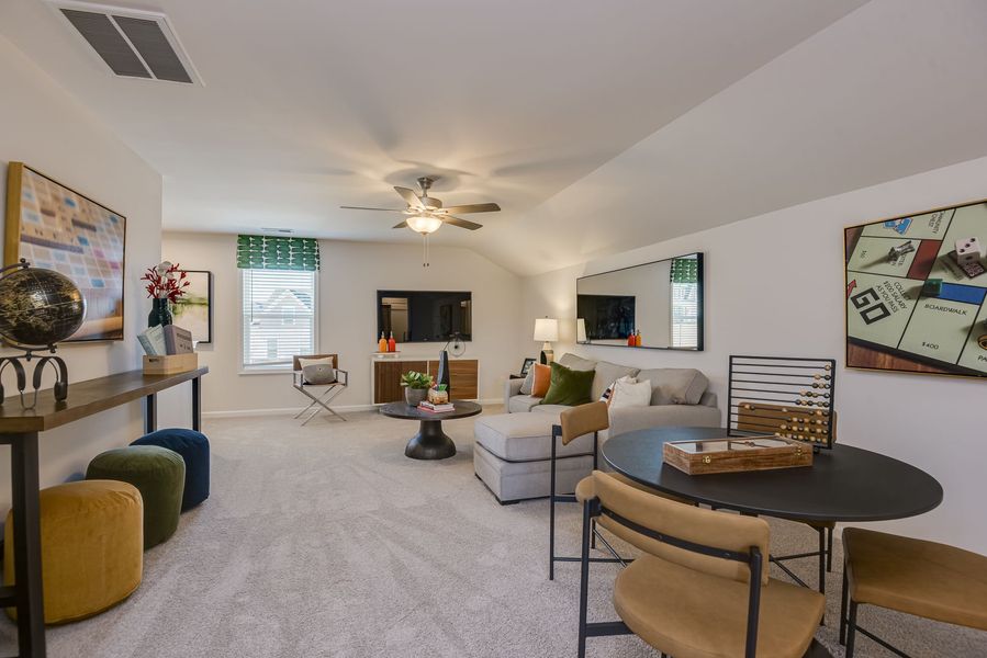 Furnished interior in a model home at Longview in Lexington (Image 28).