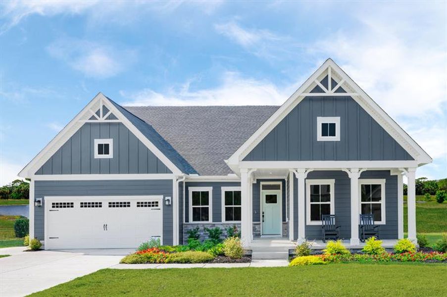Enjoy simple, one-level living with one of several ranch floorplans
