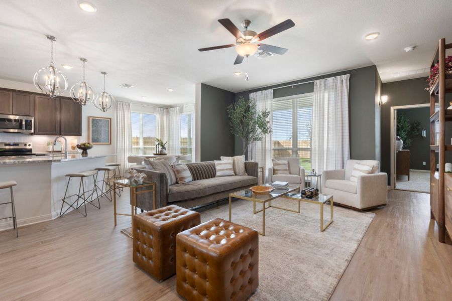 Furnished interior in a model home at The Reserve at Turnbo Ranch in Killeen (Image 15). Furnished interior in a model home at The Reserve at Turnbo Ranch in Killeen (Image 15).