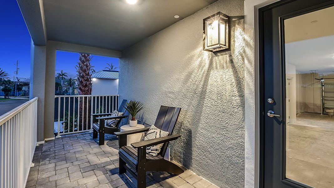 Furnished interior in a model home at Seahaven in Punta Gorda (Image 28).