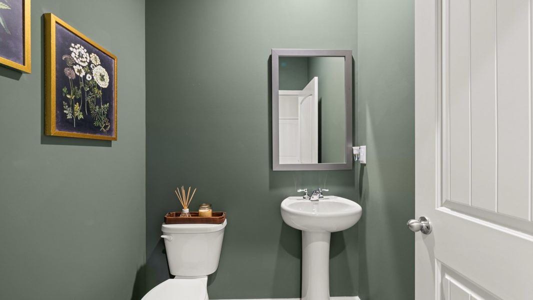 Furnished interior in a model home at Northwoods at Mirror Lake in Villa Rica (Image 22).