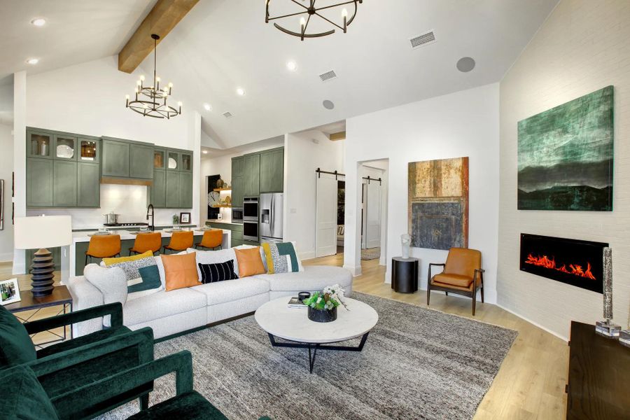 The Presley III Family Room The Presley III Family Room