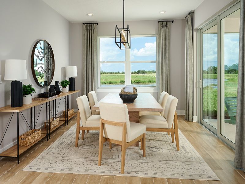 Furnished interior in a model home at Magnolia Bay - Reserve Series in Nokomis (Image 9).