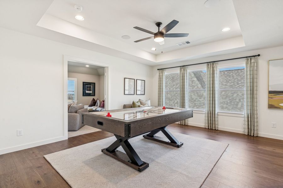 Furnished interior in a model home at Lakewood Village in Lakewood Village (Image 28).