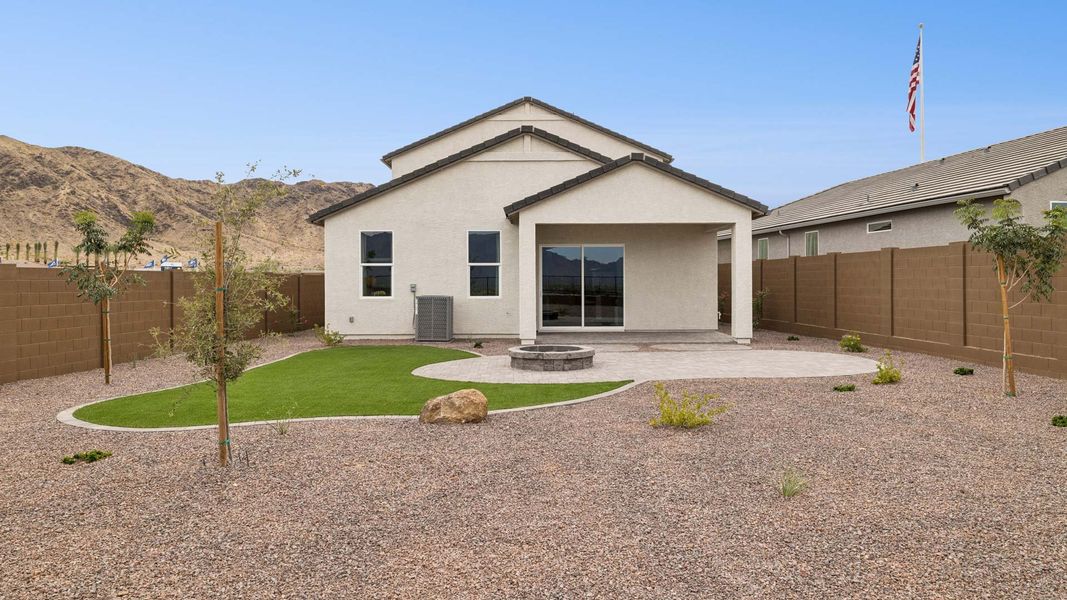 Front exterior of a home in the Upper Canyon community, located in Phoenix, AZ (Image 5).