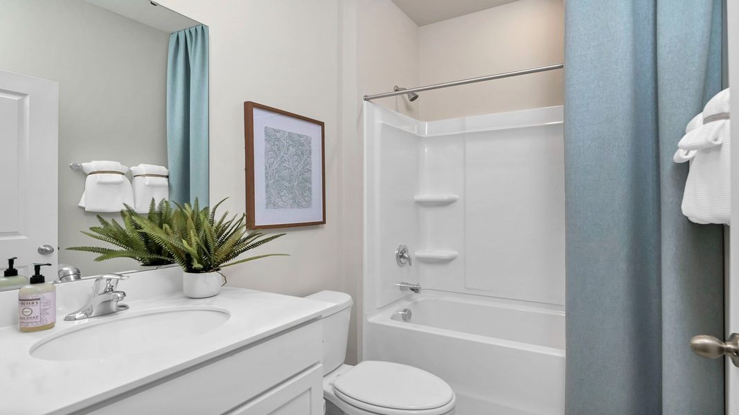 Furnished interior in a model home at Mulberry Landing in Orangeburg (Image 27).