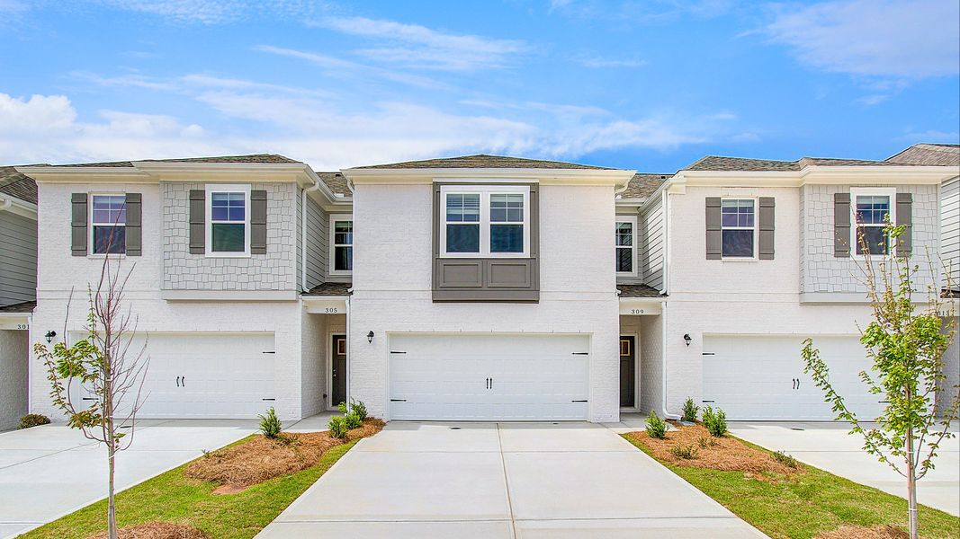 Exterior details of a home in Bowers Farm Townhomes, McDonough (Image 2).
