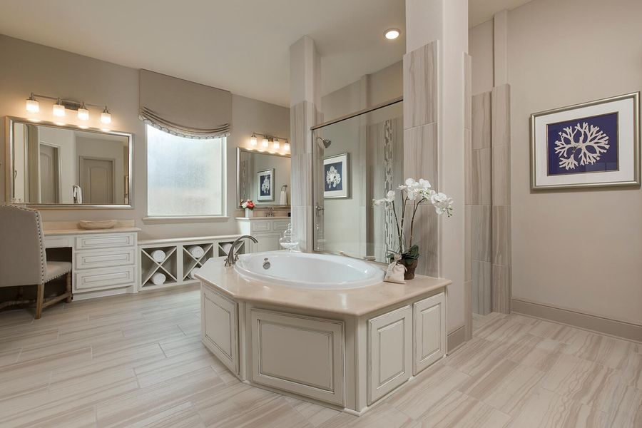 Furnished interior in a model home at Towne Lake 80' in Cypress (Image 22). Furnished interior in a model home at Towne Lake 80' in Cypress (Image 22).