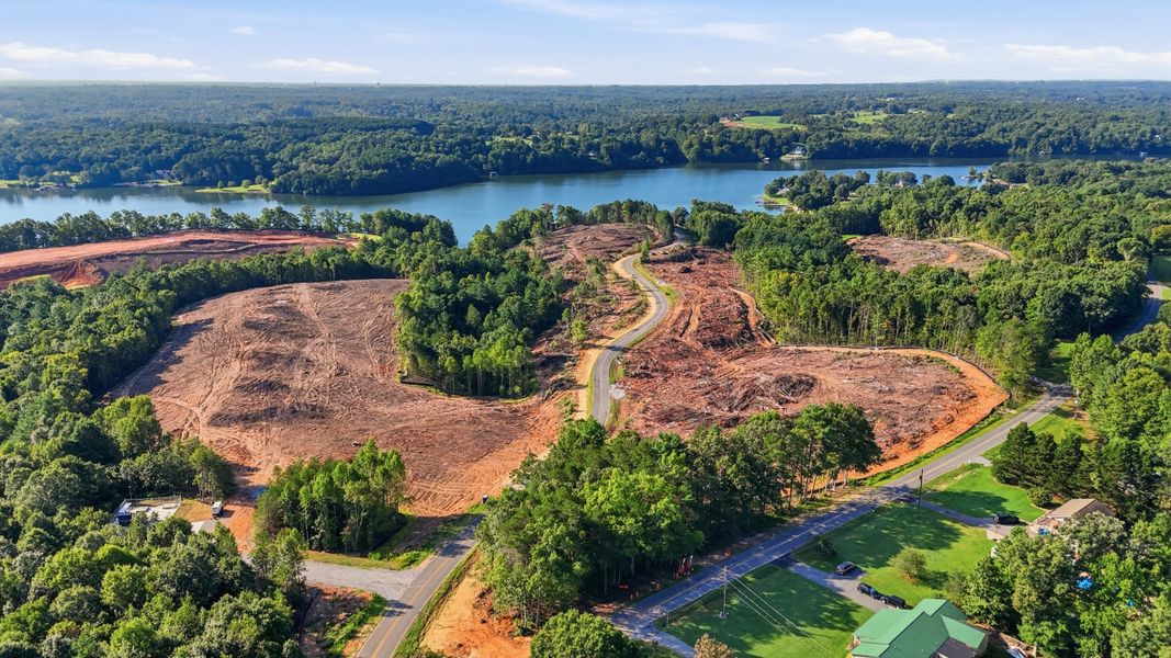 Site preparation and early development at Esplanade at Lake Hickory in Taylorsville, NC (Image 9).