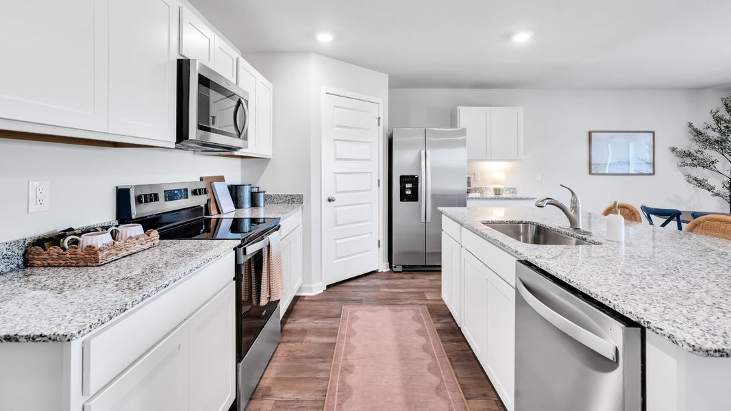 Furnished interior in a model home at Driftwood in Richlands (Image 8).