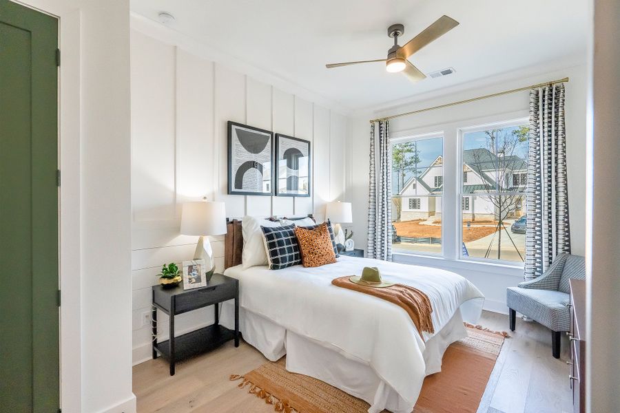 Furnished interior in a model home at Ellis in Marietta (Image 26).