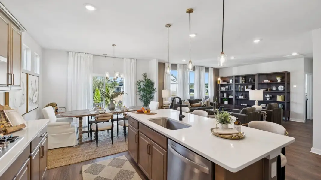 Furnished interior in a model home at Walnut Ridge in Lebanon (Image 23).