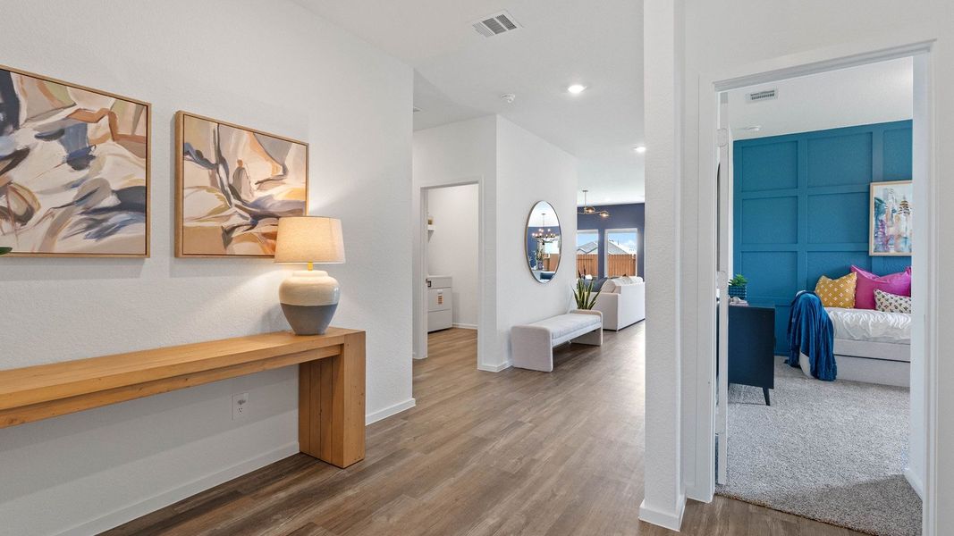 Furnished interior in a model home at Medina in Dayton (Image 9).
