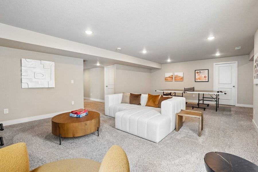 Furnished interior in a model home at Aspen Ranch in Fountain (Image 43).