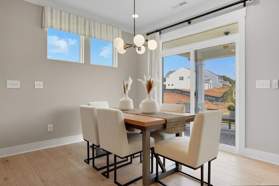 Furnished interior in a model home at Arbordale in Elgin (Image 9).