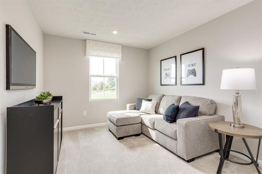 Furnished interior in a model home at South Mills in South Mills (Image 8).