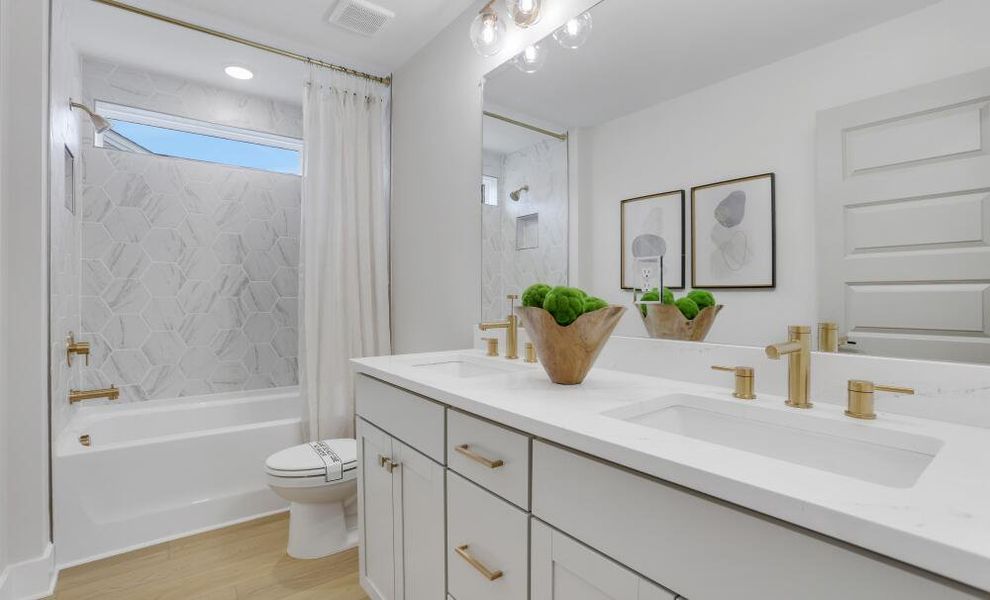 Furnished interior in a model home at Villas at Dawsonville in Dawsonville (Image 15).