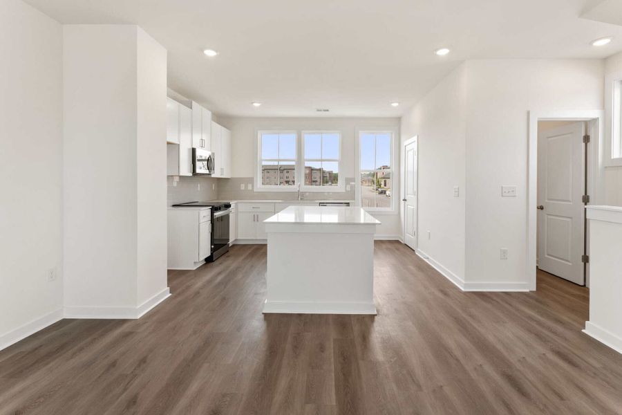 Furnished interior in a model home at Array in Atlanta (Image 5).