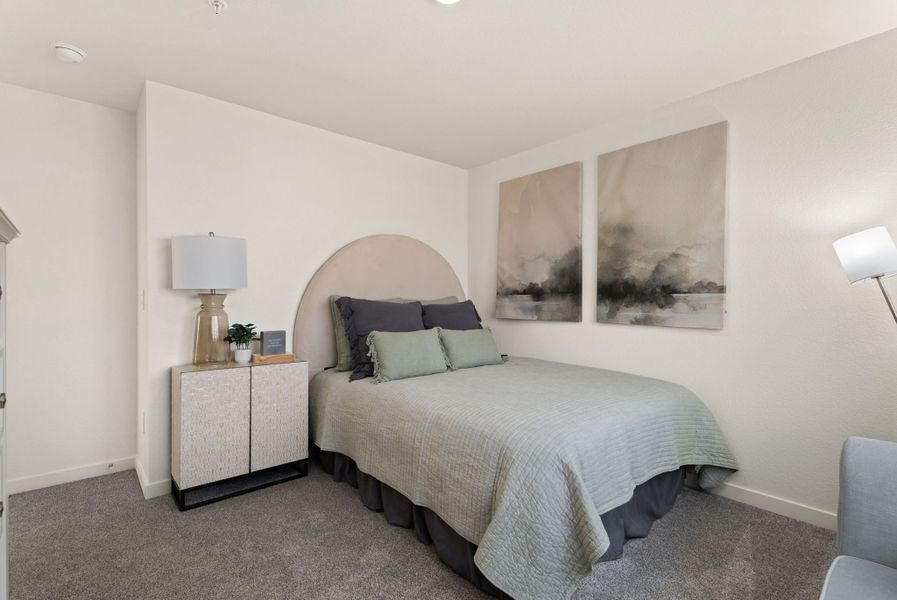 Furnished interior in a model home at Conestoga in Ault (Image 29).