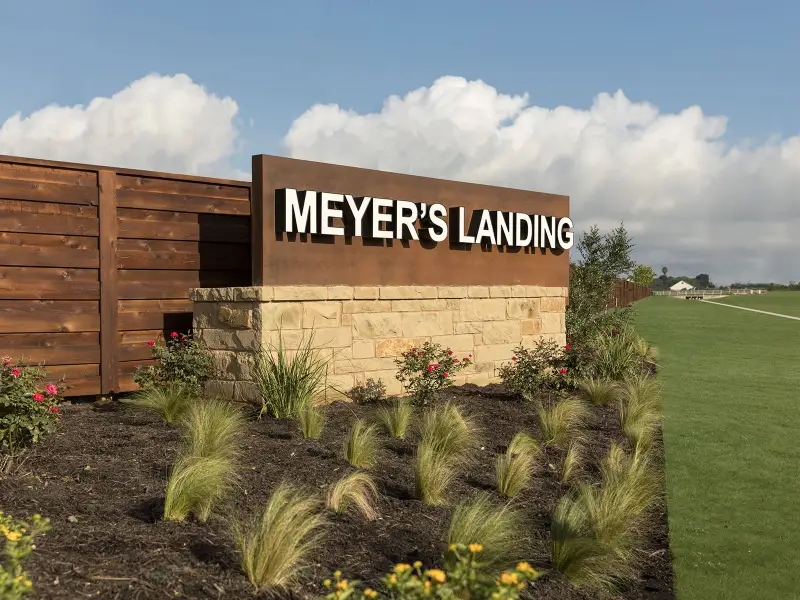 Image 1 of the Meyers Landing community in New Braunfels, TX.
