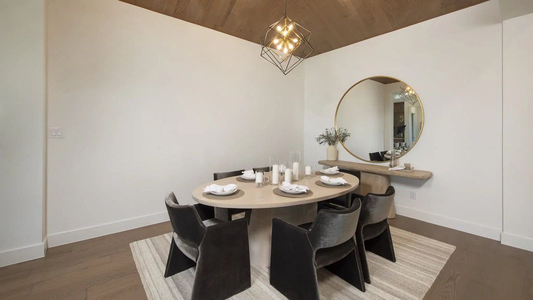 Furnished interior in a model home at Creek Of Driftwood Half Acre in Driftwood (Image 5).