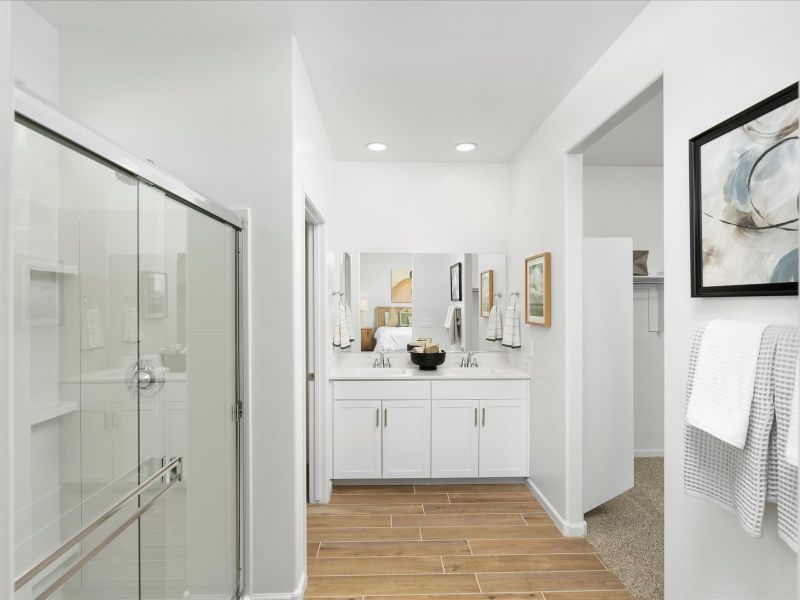 Furnished interior in a model home at Las Patrias at Star Valley Phase III - Premier Series in Tucson (Image 6).
