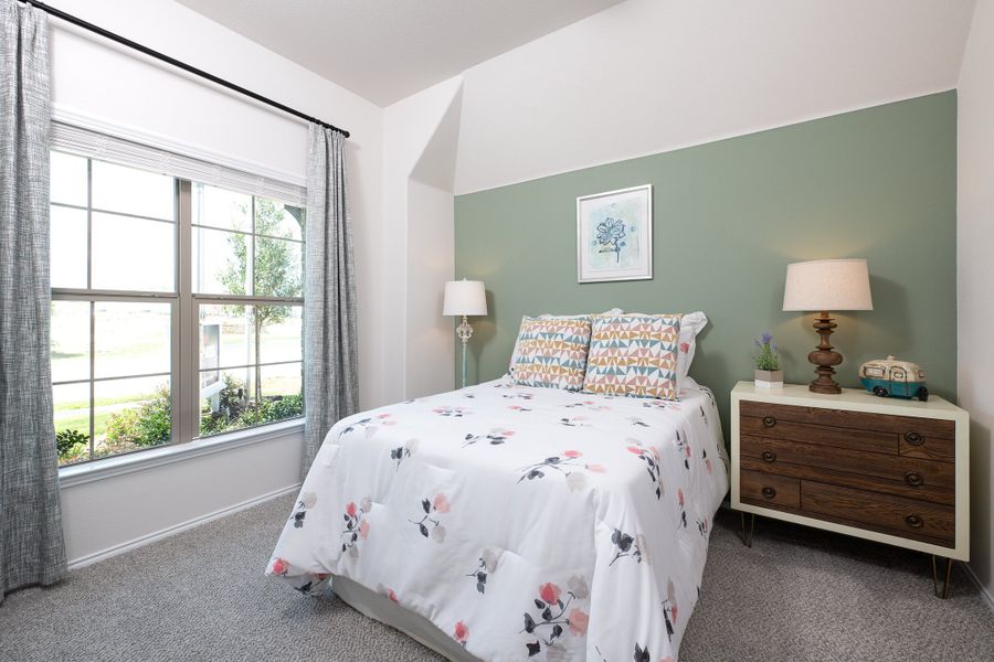 Furnished interior in a model home at Chisholm Hills in Cleburne (Image 34).