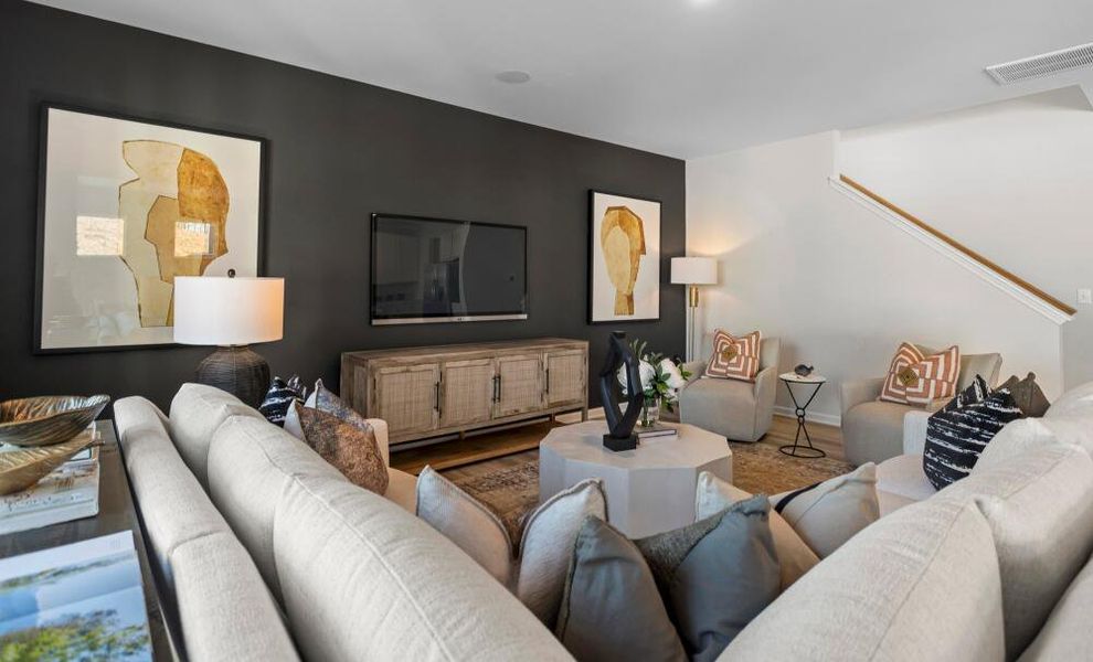 Furnished interior in a model home at Chandler Ridge in McLeansville (Image 6).