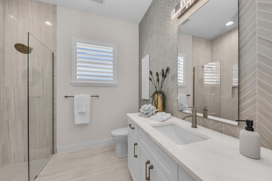 Furnished interior in a model home at River Preserve Estates in Parrish (Image 177).