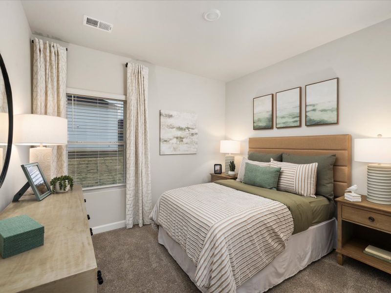 Furnished interior in a model home at Maxwell Commons in Easley (Image 17).