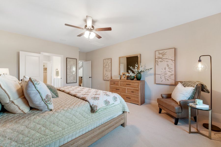 Furnished interior in a model home at The Reserve at Huntsville in Huntsville (Image 28).